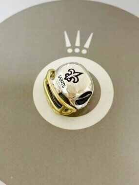 Pandora NFL New Orleans Saints Football Helmet Charm Pendant